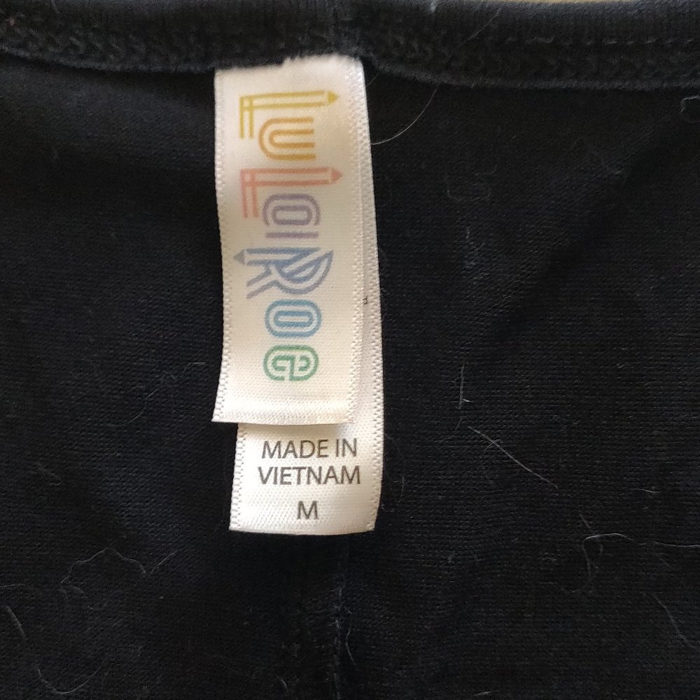 Lularoe Noir Solid Black Perfect Tee - image 2